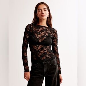 Abercrombie & Fitch Burgundy Top